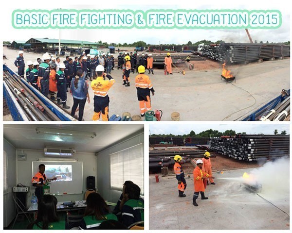 BASIC FIRE FIGHTING & FIRE EVACUATION TRAINING 2015