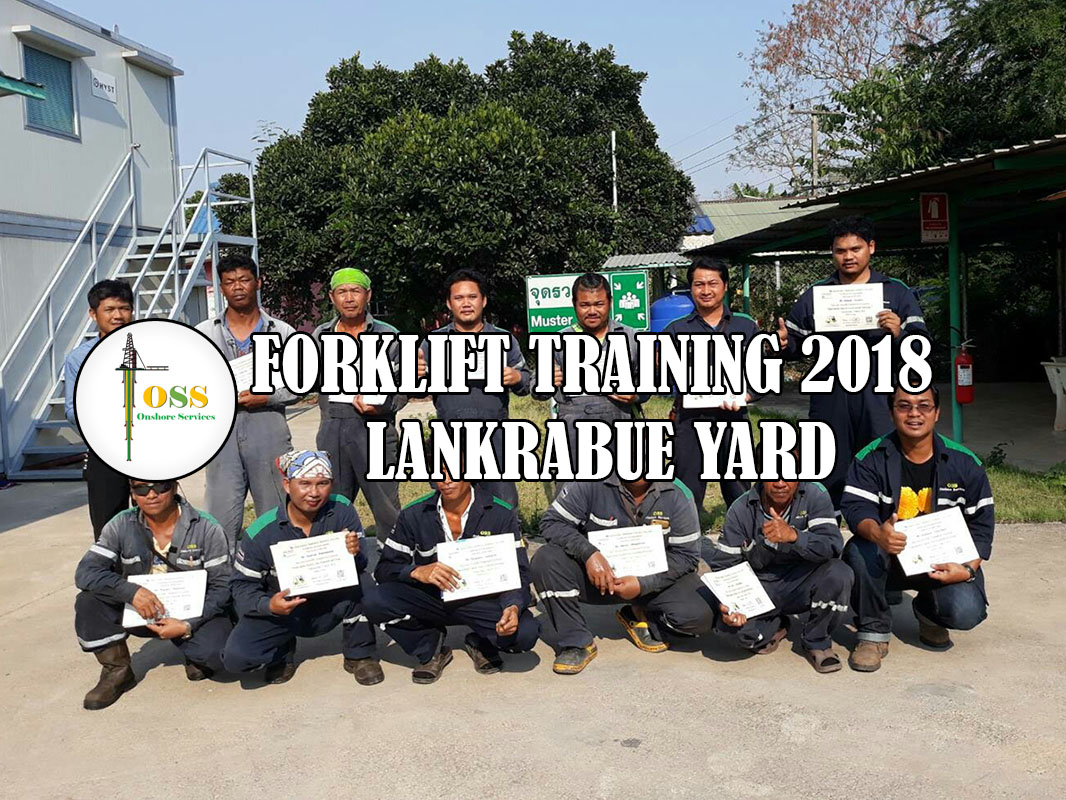 Forklift Training 2018 at Lankrabue Yard